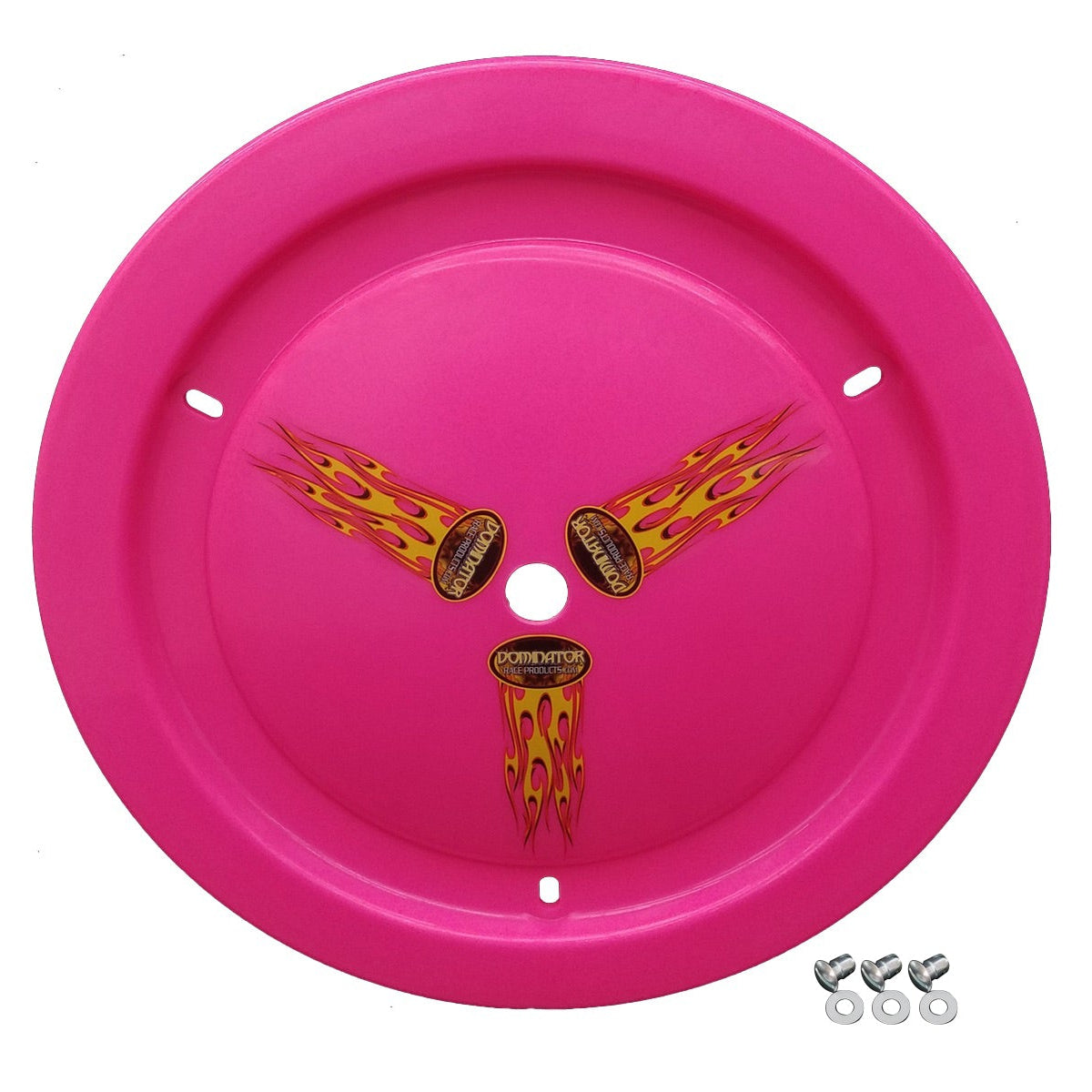 Dominator Wheel Cover Dzus-On Pink Real Style 1006-D-PK