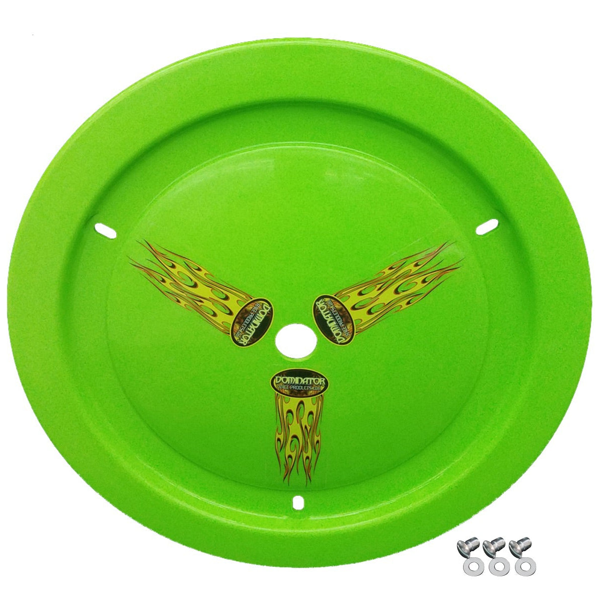 Dominator Wheel Cover Dzus-On Xtr Green Real Style 1006-D-XG