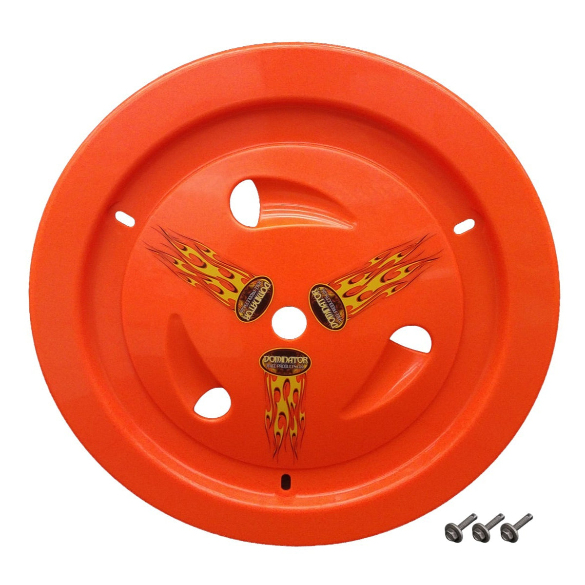 Dominator Wheel Cover Bolt-On Fluorescent Orange Real Style 1007-B-FOR