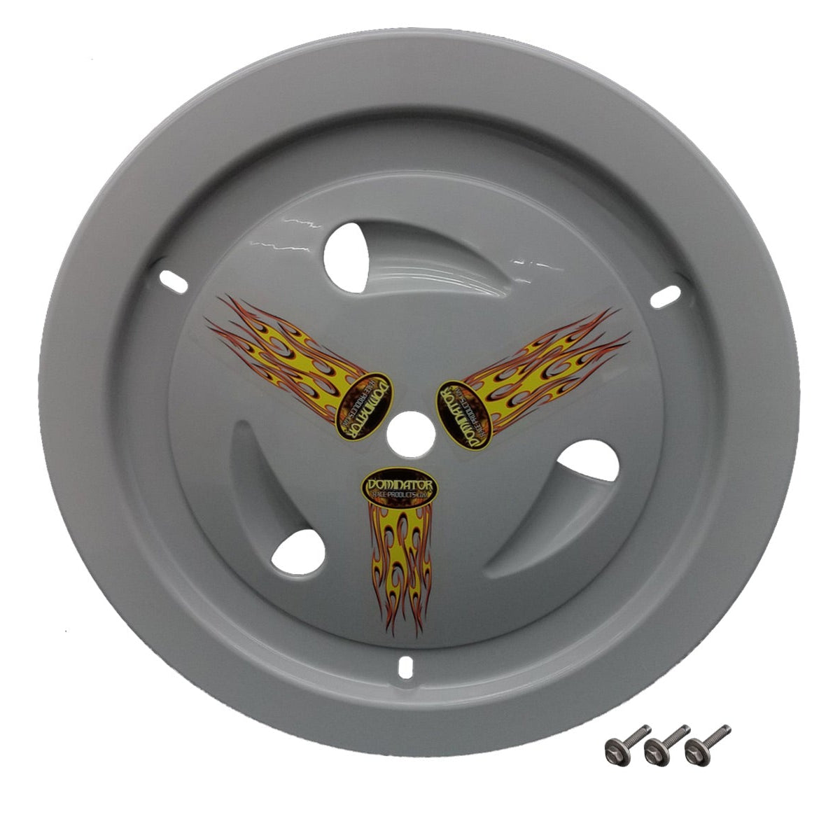 Dominator Wheel Cover Bolt-On Gray Real Style 1007-B-GRY