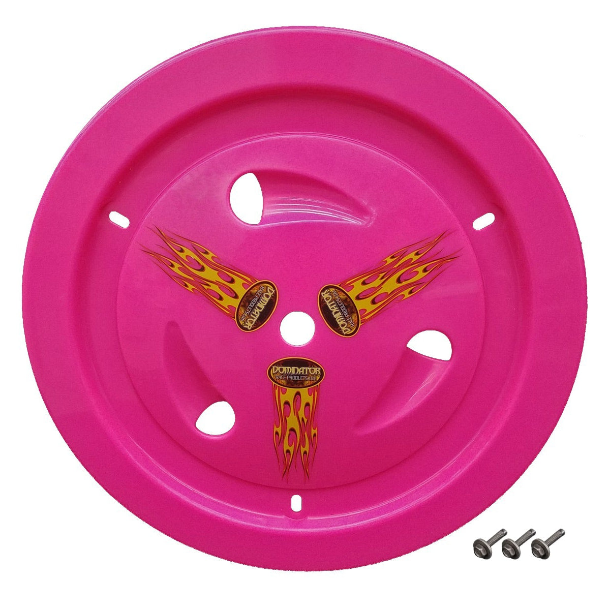 Dominator Wheel Cover Bolt-On Pink Real Style 1007-B-PK