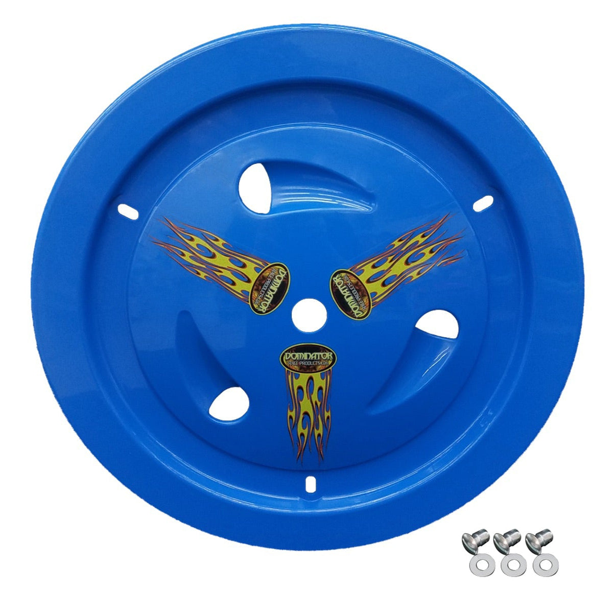 Dominator Wheel Cover Dzus-On Blue Real Style 1007-D-BL