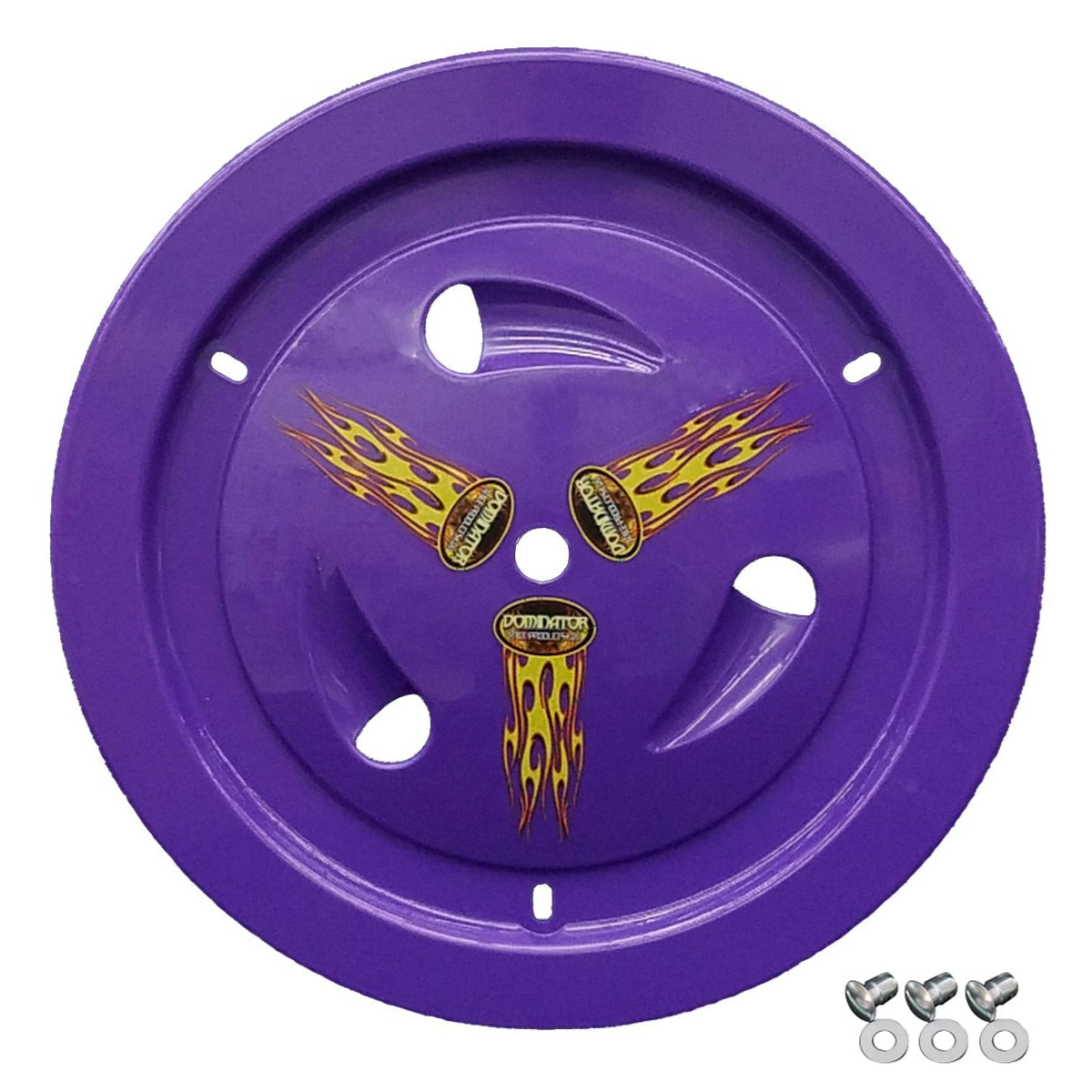 Dominator Wheel Cover Dzus-On Purple Real Style 1007-D-PU