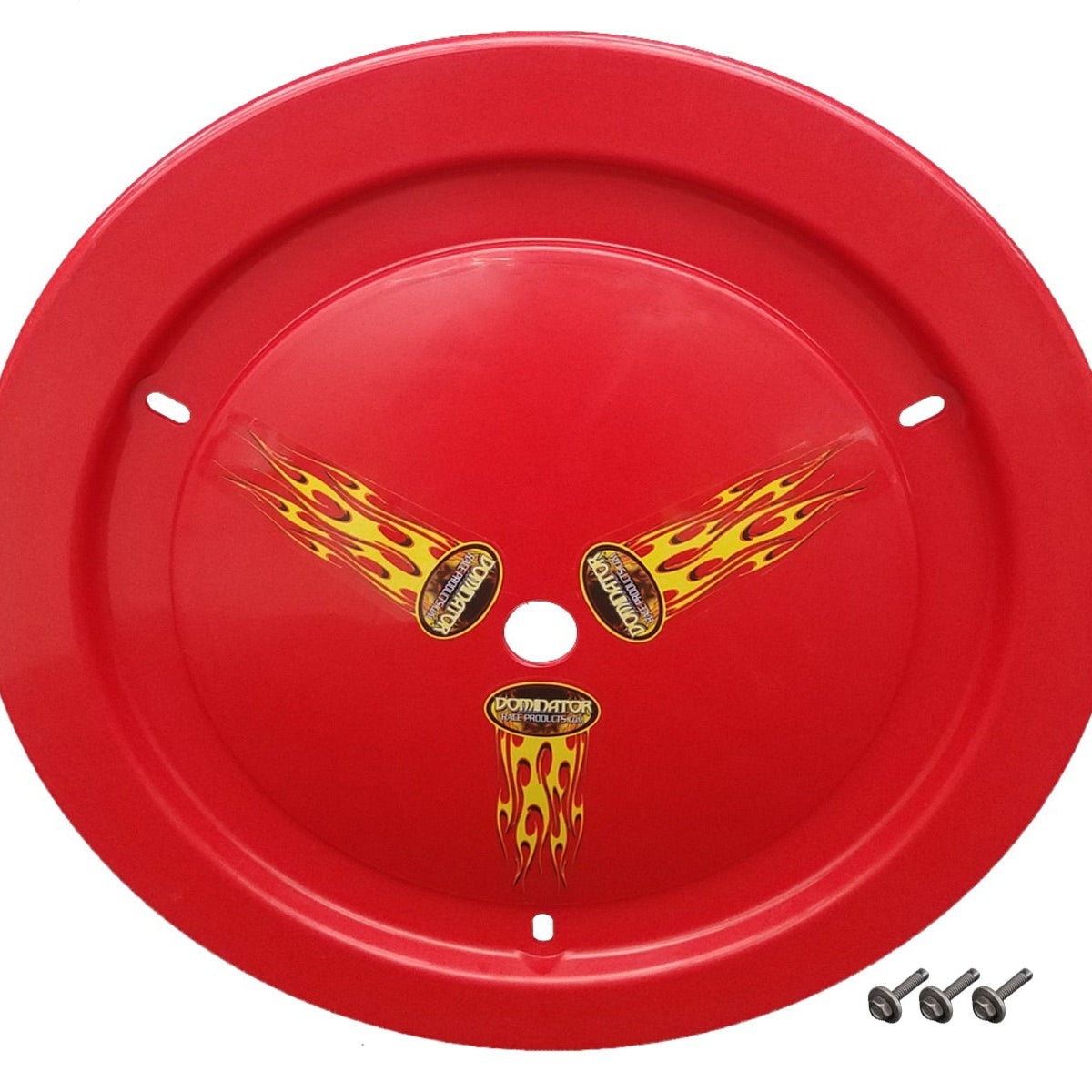 Dominator Wheel Cover Bolt-On Red 1012-B-RD