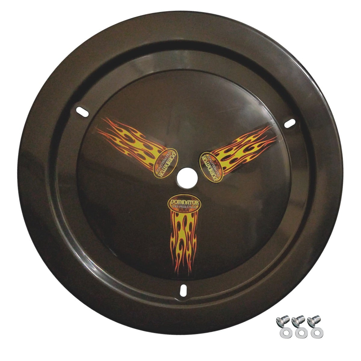 Dominator Wheel Cover Dzus-On Black 1012-D-BK