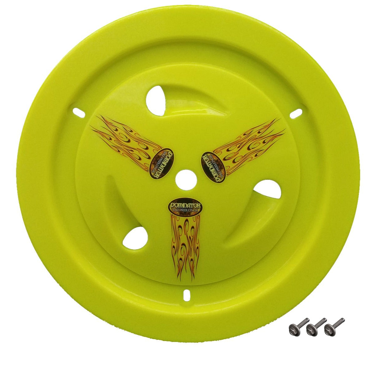 Dominator Wheel Cover Bolt-On Fluorescent Yellow 1013-B-FYE