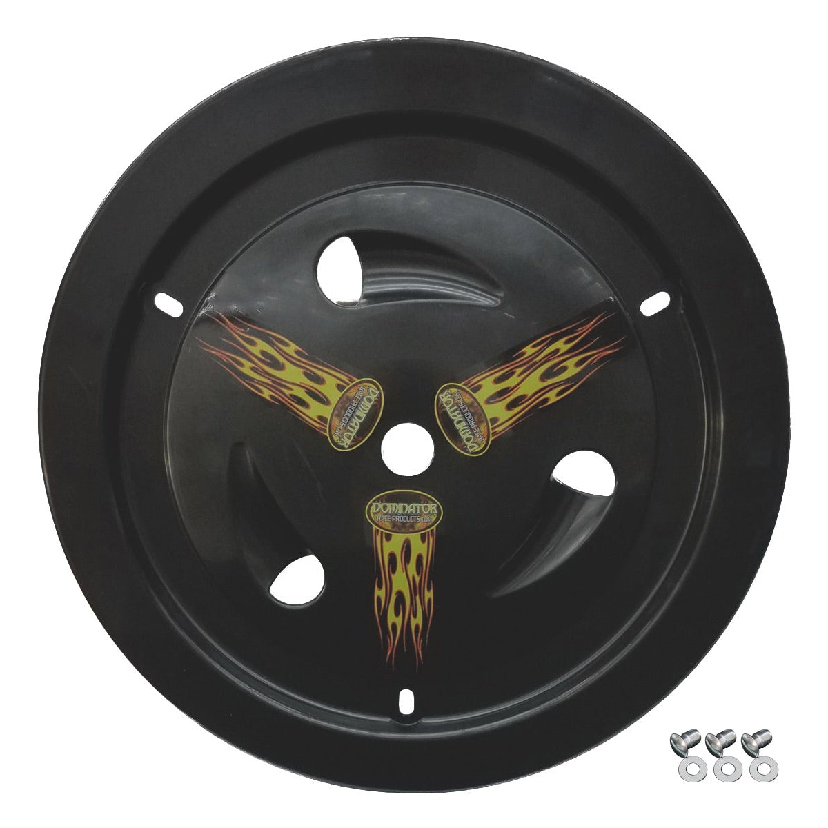 Dominator Wheel Cover Dzus-On Black 1013-D-BK