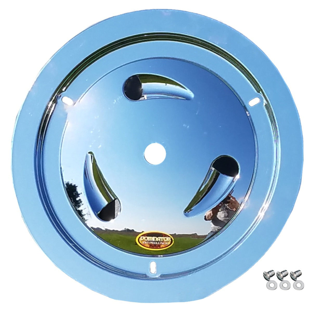 Dominator Wheel Cover Dzus-On Chrome 1013-D-CHROME