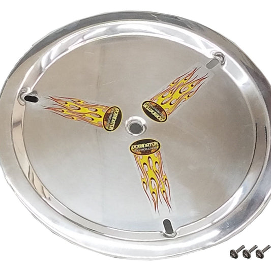 Dominator Wheel Cover Aluminum Bolt-On 15" Polished 1030-B-POL