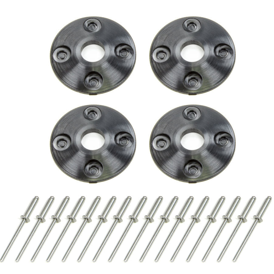 Dominator Scuff Plate Plastic Black (4pk) 1202-BK
