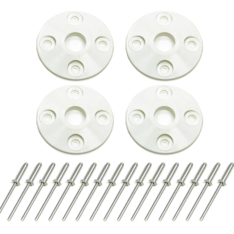 Dominator Scuff Plate Plastic White (4pk) 1202-WH