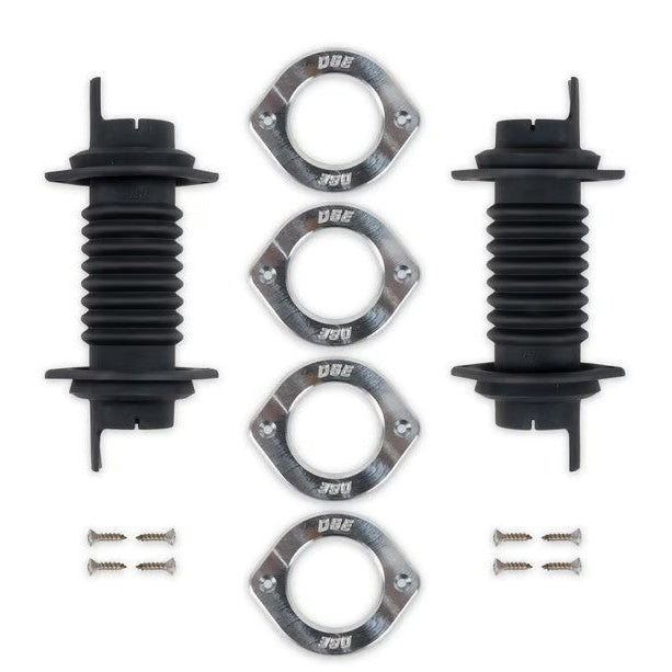 Detroit Speed Door Jamb Wiring Boot Kit Billet Trim 010421DS