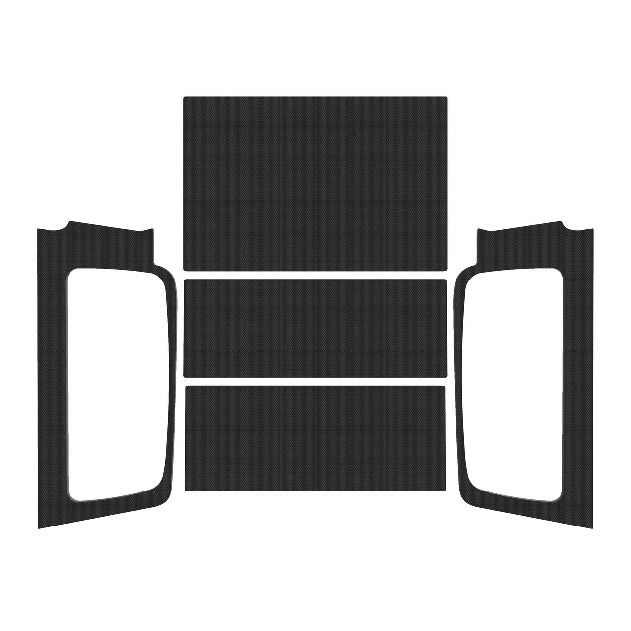 Design Engineering 2004-06 Jeep Wrangler LJ Headliner Kit Black 50601