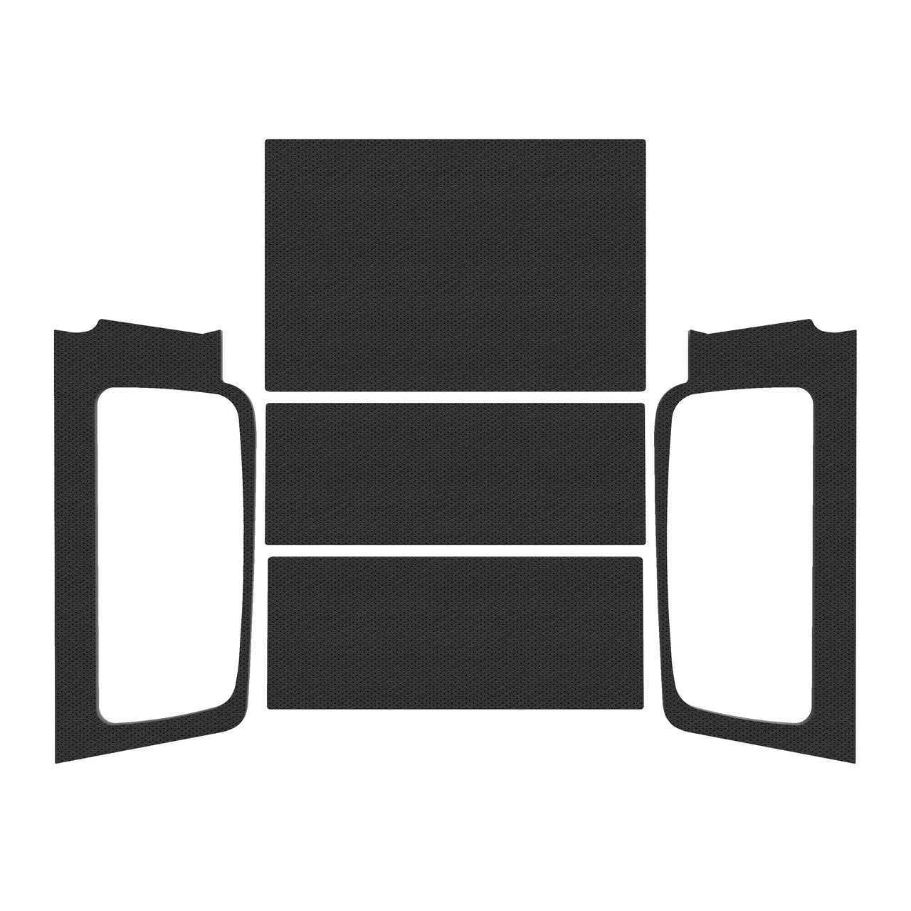Design Engineering 2004-06 Jeep Wrangler LJ Headliner Kit Black 50604