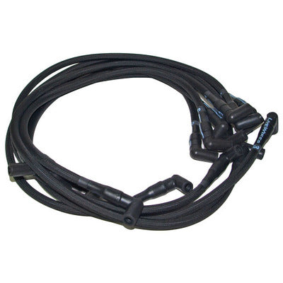 Performance Live Wires BBC Under Headers HEI 90-Degree Black C9055BK