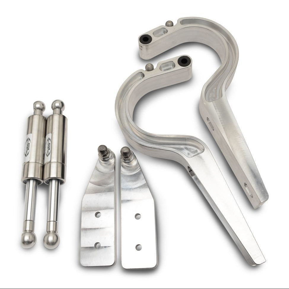 Eddie Motorsports MS149-17M Billet Trunk Hinges, GM B-Body