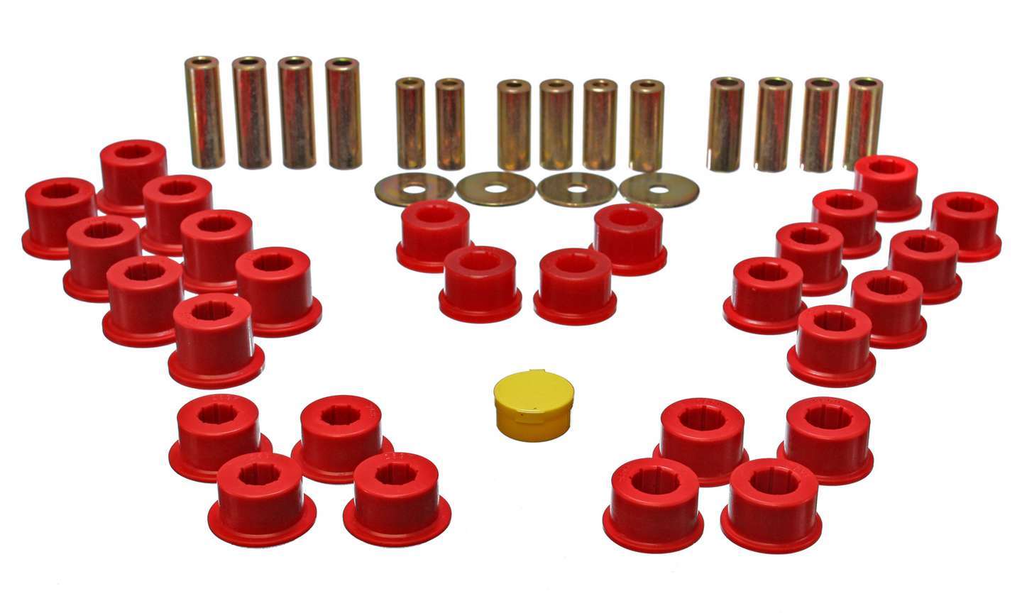Energy Suspension Rear Control Arm Bushing Set Miata 11.3106G (Red)