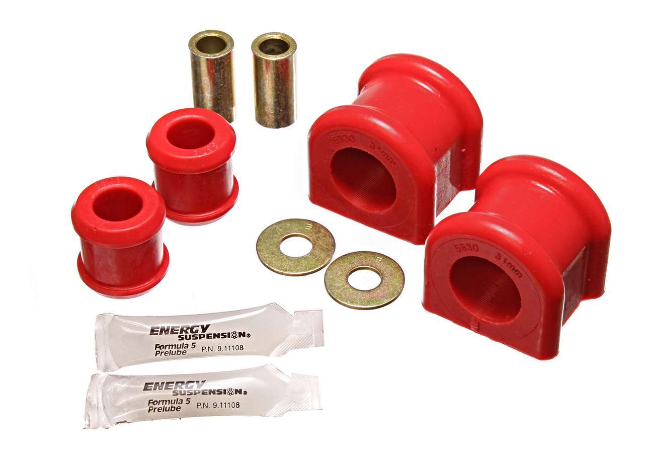 Energy Suspension Front Sway Bar Bushings Wrangler JK 07-11 2.5112G (Red)