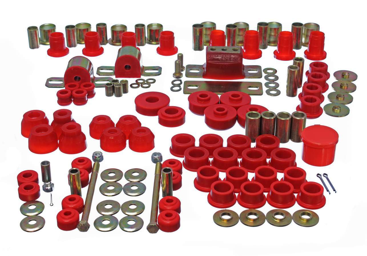 Energy Suspension Hyper-Flex Bushing Kit 63-82 Corvette 3.18123G (Red)