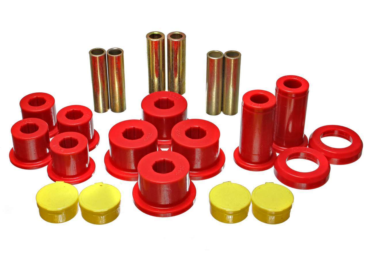Energy Suspension Leaf Spring Bushing Kit GM SUV/Truck 82-04 3.2142G (Red)