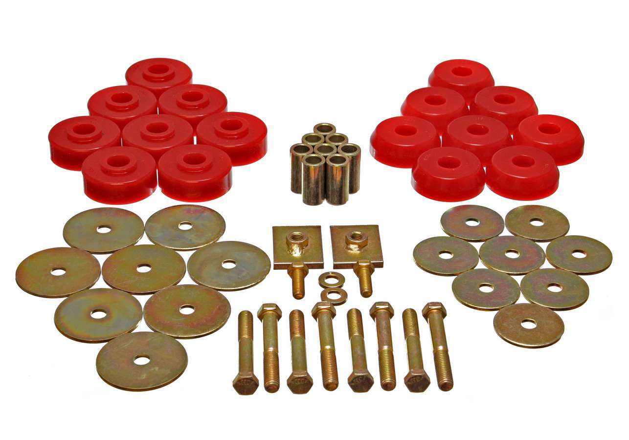 Energy Suspension Body Mount Set GM B-Body 3.4166G (Red)