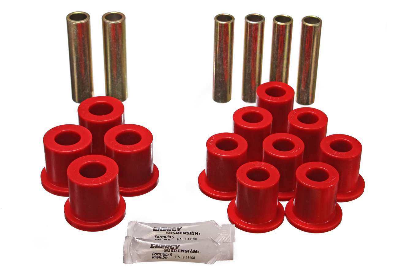 Energy Suspension Leaf Spring Bushing Kit 80-96 Ford SUV/Truck 4.2114G (Red)