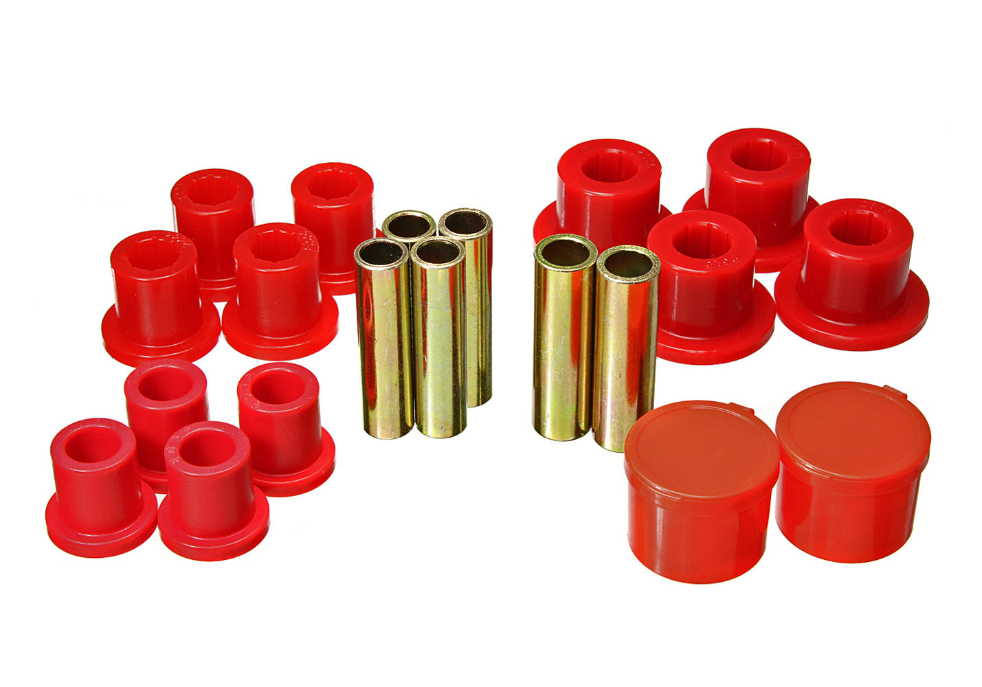 Energy Suspension Leaf Spring Bushing Set Ford Ranger 4.2156G (Red)