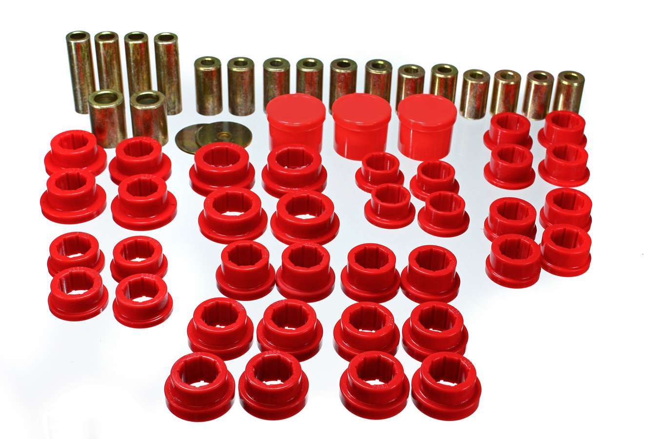 Energy Suspension Rear Control Arm Bushing Set 03-09 Nissan 350Z 7.3122G (Red)