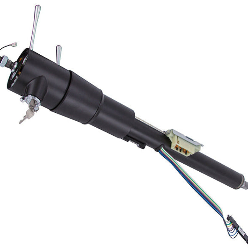 Flaming River FR30019BK Steering Column Floorshift Black 79-86 Jeep CJ