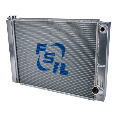 FSR Racing Radiator Chevy Double Pass 27.5" x 19" 16AN 2719D2-16