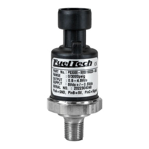 FuelTech 0-3000 PSI Pressure Sensor (Black Series) 5005100220-BLK