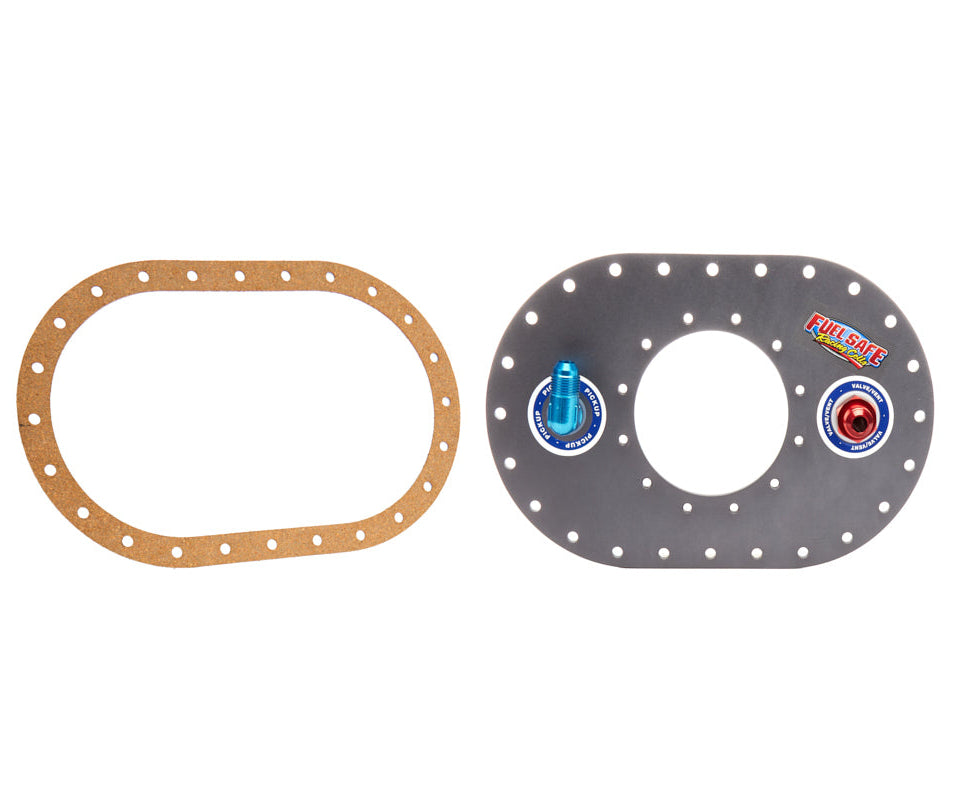 Fuel Safe ML6X10A Multi Location Fuel Cell Filler Plate w/Fitting