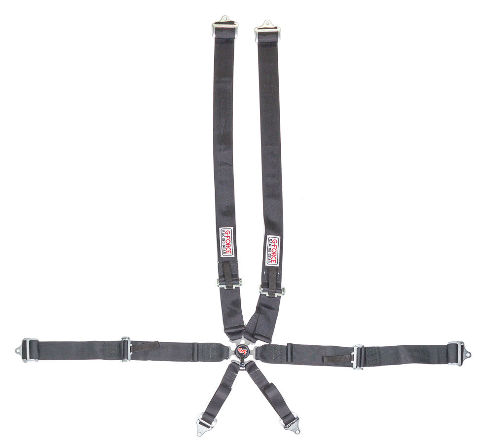 G-Force 6-Point Camlock Harness - Pull-Up 7101BK