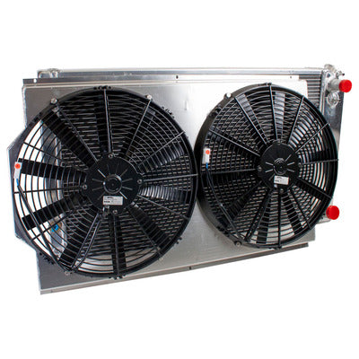 Griffin Radiator MegaCoolTube Combo Unit GM C & K Truck LS Outlets CU-70013-LS