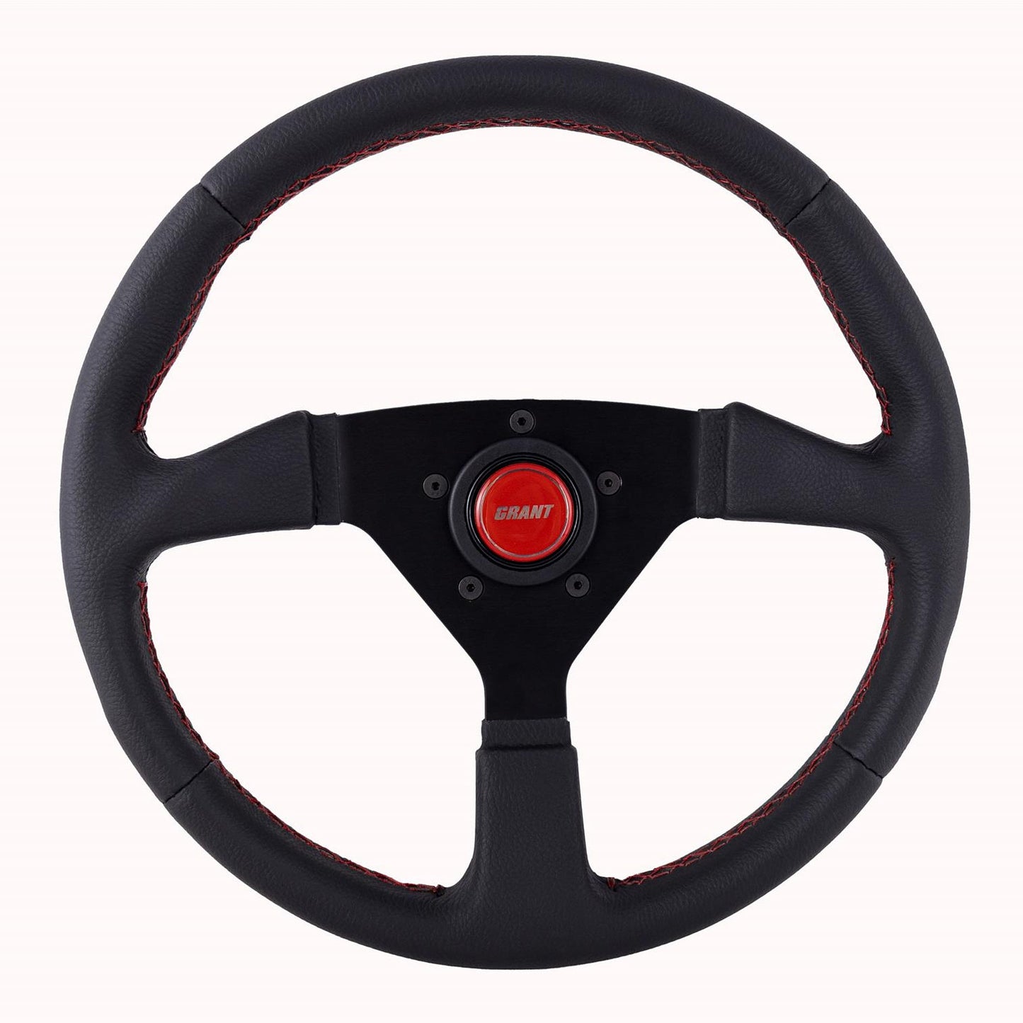Grant Steering Wheel 13.75" Wrapped w/Red 625
