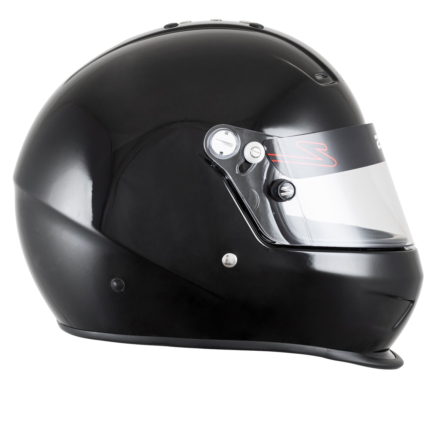 Zamp RZ-38 Dirt Helmet SA2025 (Gloss Black) - Right Side