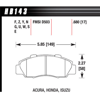 Hawk Performance Street Brake Pads (4)