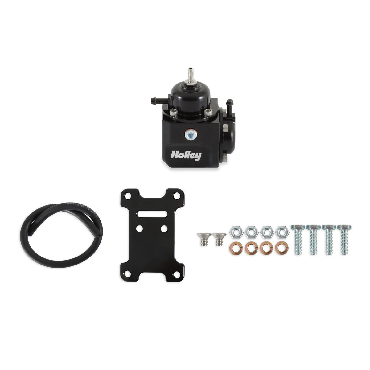 Holley Fuel Pressure Regulator 12-1000 (shown with included components)