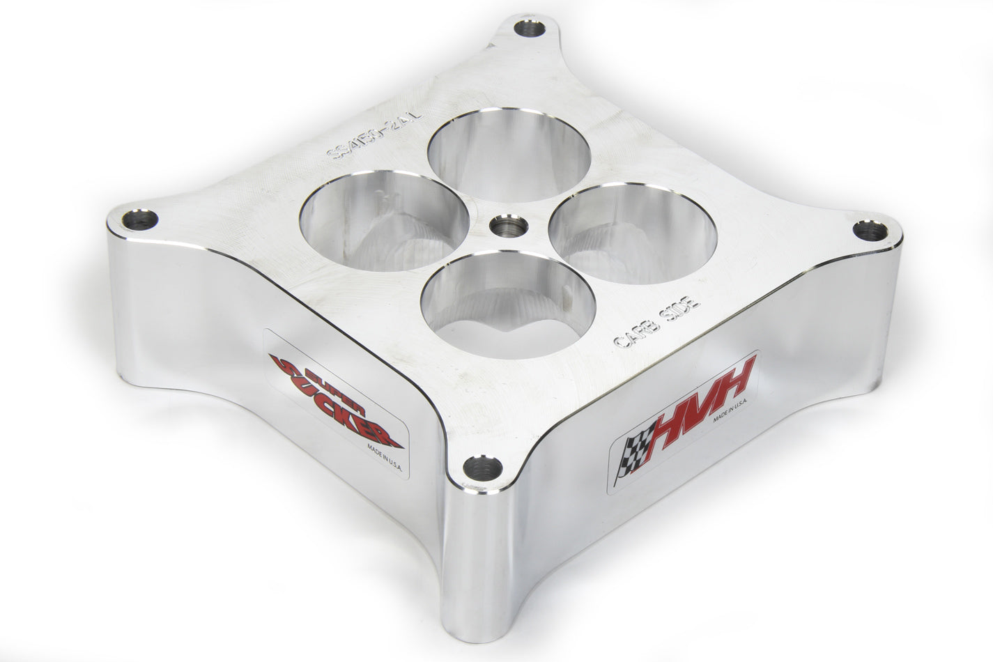 High Velocity Heads 2" Super Sucker Aluminum Carb Spacer - 4150 SS4150-2AL