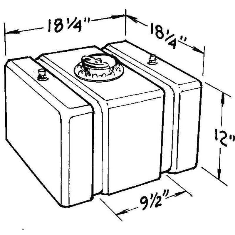JAZ Circle Track Fuel Cell 16-Gallon 200-116-01