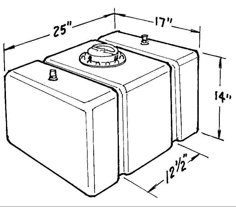 JAZ Circle Track Fuel Cell 22-Gallon 200-222-01