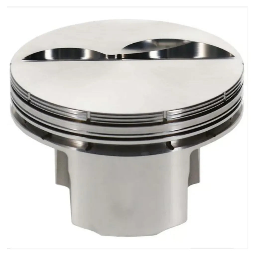 JE Pistons 377959 Lightweight Stock Car Flat Top Forged Piston Set, Small Block Chevy (4.030" Bore)