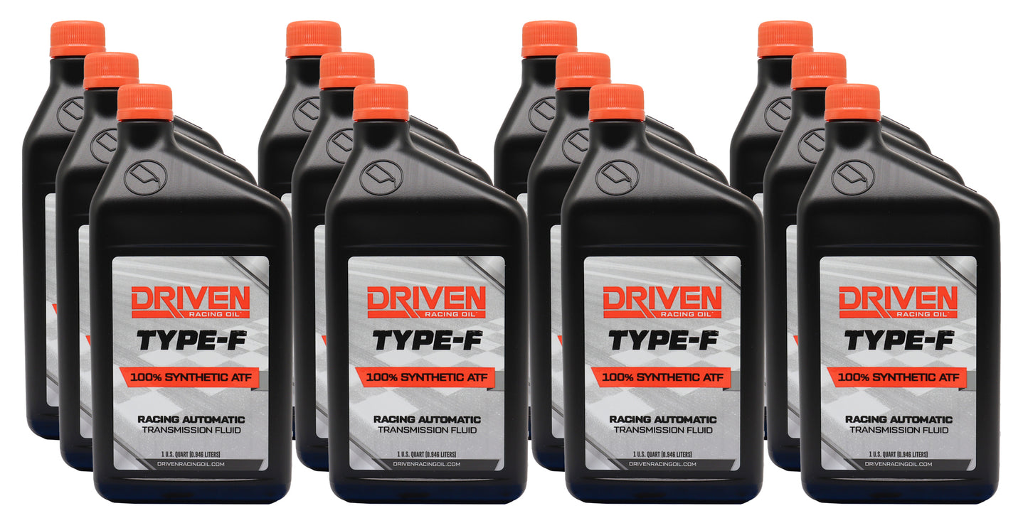 Driven Type-F Synthetic Racing Automatic Transmission Fluid (Case of 12 Quarts)