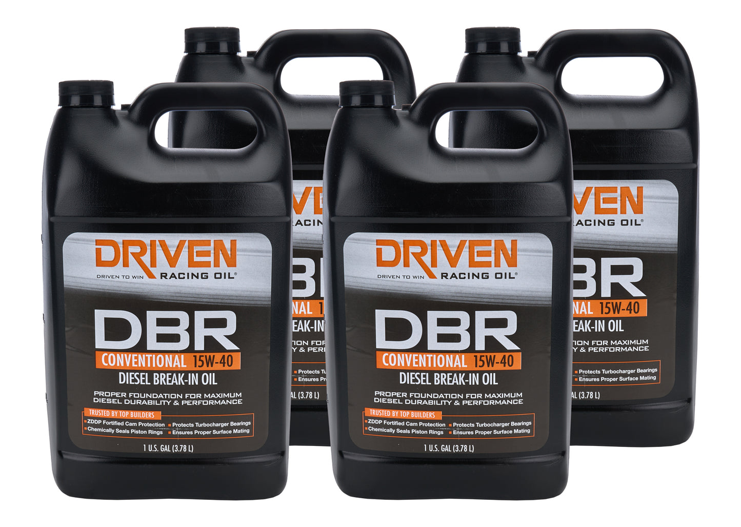 Driven DBR 15W40 Diesel Break-In Oil (Case of 4)