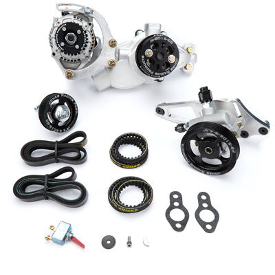 Jones Racing Serpentine Drive Kit SBC w/P/S, W/P & Alt 1441-AL-72