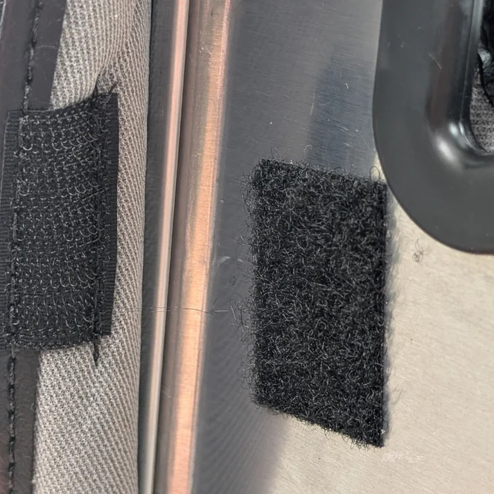 Kirkey 55 Series Seat Cover, Detail of Attachment to Seat