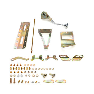 Lokar Shifter GM 4L60E Chrome 8" Single Bend Lever CM4L60EEMP