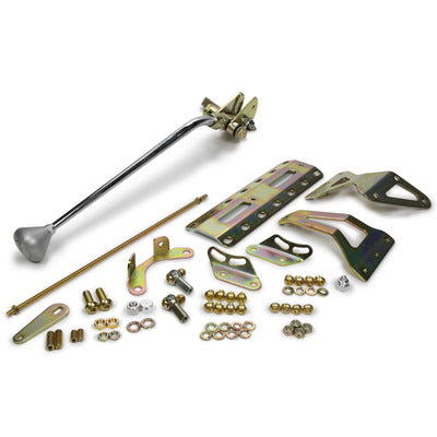 Lokar 16" 700-R4 Shifter w/Brushed Aluminum Mushroom Knob CM700BM