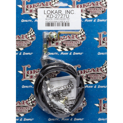 Lokar Universal Throttle Cable Chrysler 727 Black KD-2727U