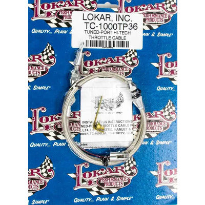 Lokar 36" TPI Hi-Tech Throttle Cable TC-1000TP36